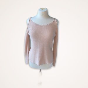 blush pink sweater